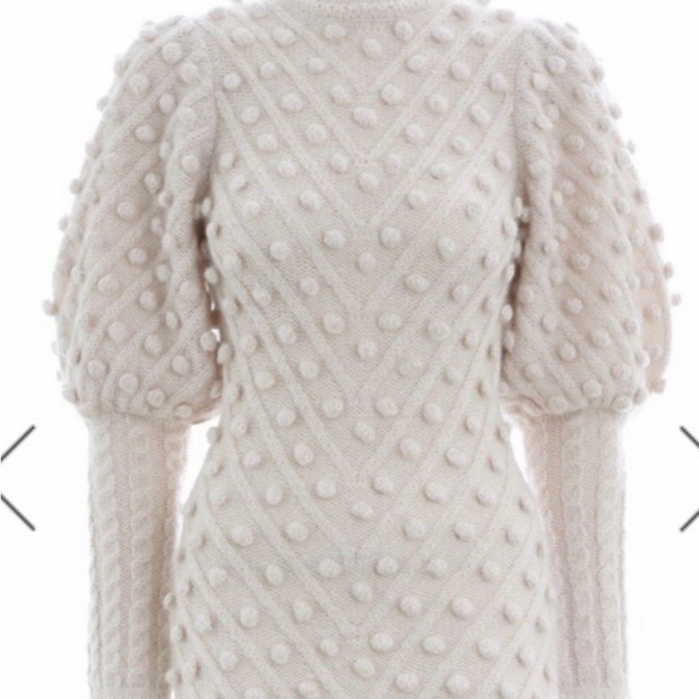 Zimmermann Beige Bauble Sweatsr dress - Picture 4 of 6